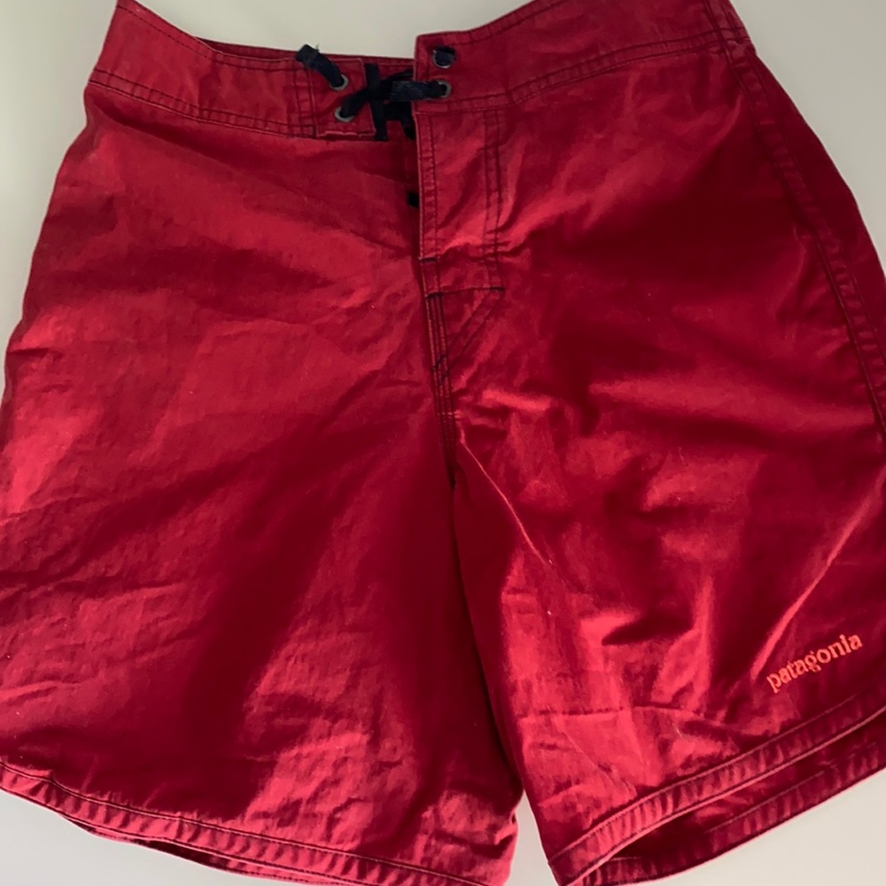 Patagonia Swim Shorts, Red